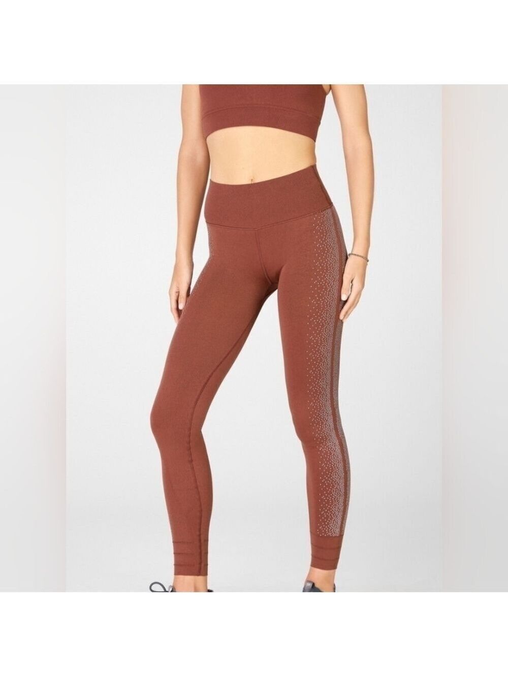 Fabletics High-Waisted Sculptknit® Reflective Legging XS - New Without Tags